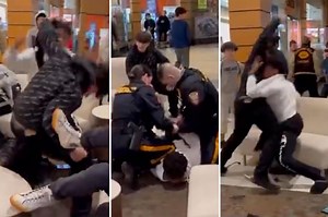 Outrage after police response to NJ mall fight