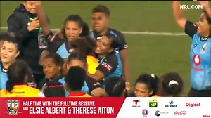 PNG Orchids Captain - Elsie Albert And Therese Aiton - Paul Aiton Sister - Papua New Guinean professional rugby league Interview with Sandis Tsaka PNG RFL 2020, Thank you to our Oil Search PNG Orchids - The ladies of League shared their experiences, thoughts and hopes for the game going forward. Likim PNG Orchids Captain Elsie Albert thumbs up on the video | PNG NRL & Kekeni Rugby Fans