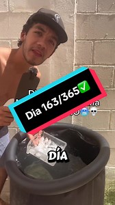 Dia 163/365✅ METIÉNDOME a una TINA DE HIELO🥶💀#reto #parati #tinadehielo