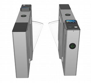 [Hot Item] High Quality Qr Code Barcode Scanner RFID Turnstile Gate Security Flap Barrier Gate