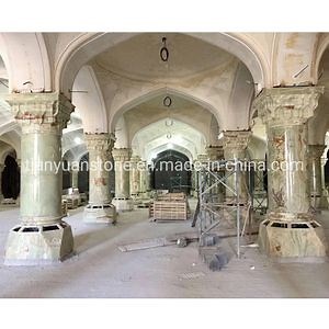 [Hot Item] Natural Marble Onyx Stone Columns for Hotel/Villa/Shopping Mall/Infrastructual Projects Decoration