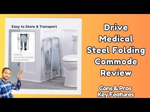 Drive Medical Steel Folding Commode Review - Best Portable Commodes under $85 Honest Reviews