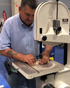 7.2K views · 94 reactions | The man, the myth, the legend. Our man Alex Snodgrass doing what he does best here at the American Association of Woodturners show! | JET Tools | Facebook