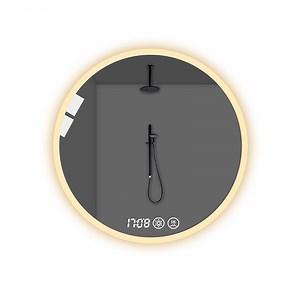[Hot Item] Smart Bathroom Mirror Toilet Mirror LED Round Bathroom Mirror 0013