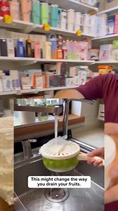 3.5K views · 31 reactions | Fruit & Vegetable Strainer 2 In 1 Drainer And Strainer | Cheena.PK | Facebook