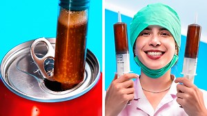 How to sneak food into hospital | hilarious moments and clever food hacks: | 5-Minute Recycle