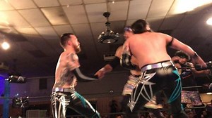 ‪Rolling Cutter by @santanalax ‬ ‪#AAWJawbreaker | @AAWPro ‬ ‪#HSTW #aaw #aawpro‬ ‪@2heelsandaface ‬ ‪Catch AAW match of the week every Wednesday at 7:00 PM and subscribe www.twitch.tv/aawpro‬ | Wrestling With Unicorns