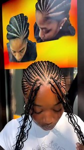 The girlies are getting creative this summer! 😍 take this as a sign to switch up your regular straight backs! Amazing work by BraidingCent (braiding salon based in washington DC, go check them out!) Model: Follow us for daily braids inspo, tips, tutorials and more 💗 #fyp #braids #freestylecornrows #straightbackbraids #allbackbraids #feedinbraids #blackgirlhairstyles Visit braidhairstyles.com for more inspiration. | braidhairstyles_com