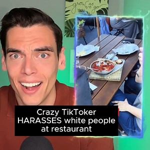 4.1K views · 181 reactions | Crazy TikToker HARASSES white people at a restaurant! | Brad Polumbo | Facebook