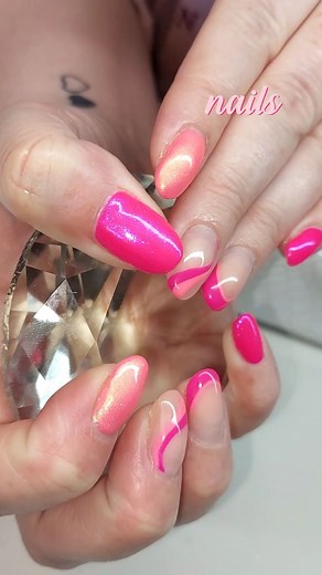 Summer is calling 📞 ... . Service - Builder Gel Infill . Products - @chintys_nailsupplies . Builder - Peachy Gel Polish - Influencer, Jelly Baby Pigment - Cora Glitter - Superfine set 6 No Wipe Topcoat . #KSNailArtist #Chintys #biab #gelnails #nails #nailsaddict #nailsofinstagram #nailfeed #nail2inspire #scratchmagazine #showscratch #NOTD #NAILSMAGAZINE #scottishnailtech #nails4today | Kym Symington Nail Artist