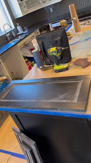 1K views | Before and after our Renner coating spraying results! #kitchendesign #kitchengoals2023 #sandingcabinets #kitchencabinetrefinishing | Cabinet Trade Painting Inc. | Facebook