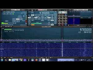 Radio New Zealand 9700 kHz Shortwave W6LVP loop antenna SDRplay RSP1A Receiver