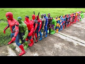 AVENGERS ACTION FIGURE COLLECTION | SPIDERMAN, HULK, IRONMAN, VENOM, CAPTAIN AMERICA, BATMAN #62