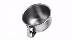 Asixx Soap Bowl, Shaving Bowl, Stainless Steel Shaving Bowl Shaving Soap Mug Shaving Bowl Cup Cleansing Foam Tool for Shaving Cream, Soap or Brush