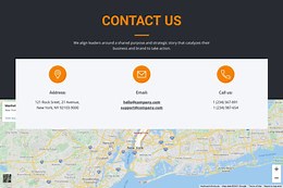 Address and email - Html Code Example by Nicepage