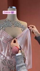 4K views · 81 reactions | Zodiac signs as dresses : Cancer edition ♋️ #dressmaking #dresscode #dresschallenge #draping #fashiontiktok #designer #cancer #cancerzodiac #astrology | Rosie Somerville DIY fashion design | Facebook