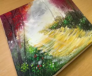 9.2K views · 513 reactions | Sponge Painting Technique for Beginners / Acrylic Painting | Painting | Facebook