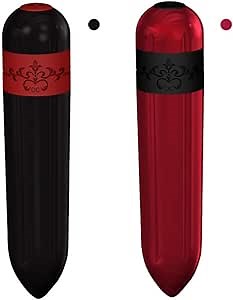 Rocket Bullet Vibrator with 9 Vibrations - Mini Pocket Size & Cordless Massager for Women Pleasure - G Spot Clitoral Vibrator - (Black)