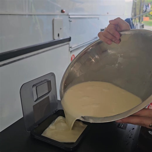 Ice cream dreams loading… 🍦 We’re testing out our new Gourmia soft serve machine and getting ready to see what this beauty can do! Stay tuned for the results 👀 #5BogansInABus #LivingTheDream #SoftServeMagic #GourmiaFinds | 5 Bogans in a bus