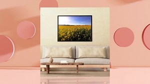 Champ de colza doré en fleurs - Art mural imprimable paysage de fleurs jaune vif, téléchargement de photographies de la nature de l'été, décoration de campagne - Etsy France