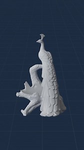 Full-Color Scan of Peacock Sculpture with Creality Raptor! #3dscanning #crealityraptor #creality | Creality 3D Scanner | Facebook