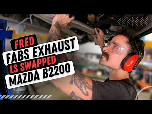 '87 LS SWAPPED MAZDA B2200 CLOSER TO COMPLETION | EXHAUST FABRICATION