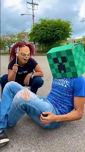 She found a magic wand #shorts #minecraft