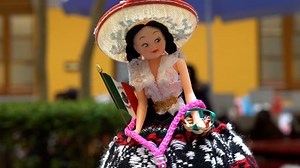 Woman, Doll, Hat, Mariachi