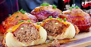 Bacon Wrapped Stuffed Onion Recipe
