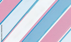 A diagonal pattern of alternating pink and blue stripes, symbolizing gender identity and inclusivity. Stock ビデオ