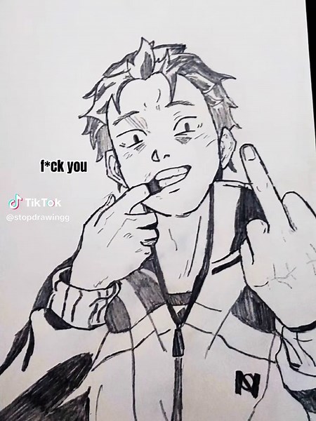 Subaru Drawing Edit Featuring Escanor