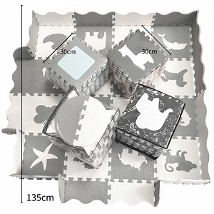 [Hot Item] Interlocking EVA Foam Baby Play Mat, Puzzle Floor Playmat for Baby Crawling Activity