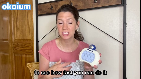 Pop Up It Game Toy ,2023 Upgraded Pop Light Game Fidget Travel Games for Adults and Kids ,Pop Fidget It Toys Quick Ball Toy Push Game with Lights for Girls and Boys 3-12 Birthday Gifts