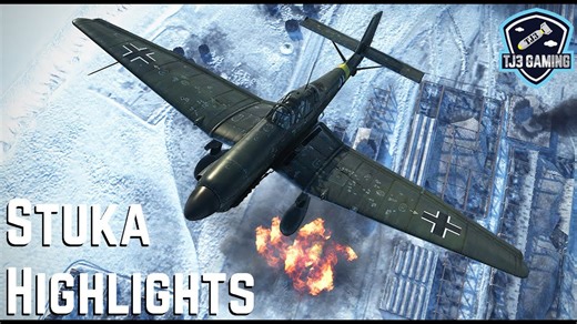 Ju-87 Stuka Dive Bombing Highlights!