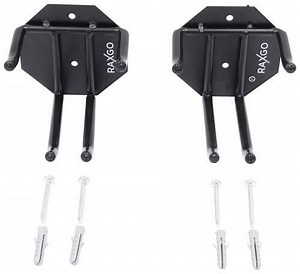 RaxGo Ski Storage Hooks - Wall Mounted - 2 Skis - Qty 2 RaxGo Ski and Snowboard Racks SAR82GR