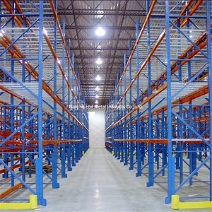 [Hot Item] Heavy Duty 4.5t Layer Sheet Metal Warehouse Storage Pallet Rack for Industrial