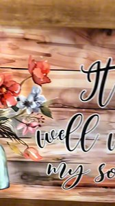 This is my favorite sign! 😍 #diycraftsideas #diyhomedecor #diyinspo #easywoodcrafts #sublimationdesigns #sublimationprint #diywoodsign #itiswellwithmysoul #diycrafts | Rusty Roost Designs