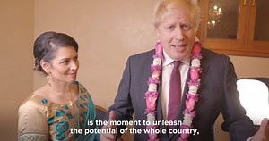 It was a pleasure this weekend to return to the breathtaking Neasden Temple with my good friend Rt. Hon. Priti Patel | Boris Johnson