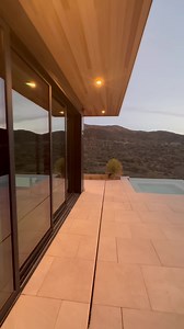 Morning sunrise views from the negative Edge pool at our #Netzero desert comfort experience and Iconic home. | AFT Construction