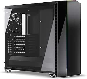 Fractal Design Vector Rs Blackout ATX Silent Modular Tempered Glass Window Mid Tower Computer Case