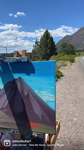 This outrageous mound is called Black Butte. According to Wikipedia it is an extinct stratovolcano. Looks pretty cool though. Original - meusegallery.com Merchandise - simonbullshop.com #artistsoninstagram #art #pleinair #pleinairpainting #landscpepainting #modernartists #paintingofinstagram #artofinstagram #acrylicpainting #meusegallery #simonbullart #blackbutte | Simon Bull