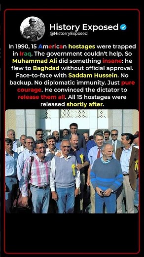 Why Muhammad Ali Saved 15 American Hostages in Iraq 🥊🇺🇸