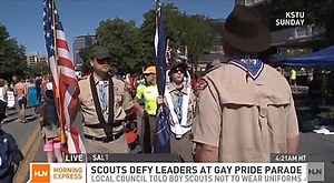 Boy Scout Leaders Reprimanded For Marching In Utah Gay Pride Parade: VIDEO - Towleroad Gay News