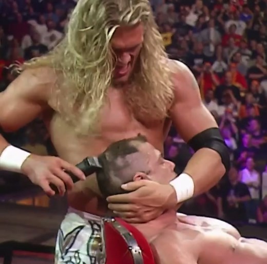 21 Years Ago Today Edge & Kurt Angle battle in Hair VS Hair Match at WWE Judgement Day 2002 #edge #edgewwe #kurtangle #kurtanglewwe #hairvshair #hairvshairmatch #halloffame #wwehalloffame #halloffamer #wwehalloffamer #judgementday #wwejudgementday #judgementday2002 #wwejudgementday2002 #wwf #wwe #prowrestling #legend