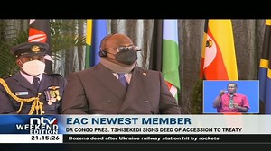 EAC Newest Member: DRC has made a major step closer to officially joining the East African Community after signing the treaty of accession into the EAC. #NTVWeekendEdition | NTV Kenya