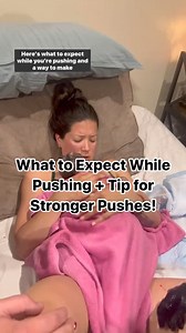 Pushing tip and what to expect!! #pushing #childbirtheducation #childbirth #breathingexercises | Labor and delivery