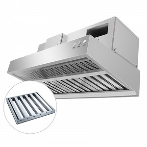 [Hot Item] Customized Stainless Steel Grease Kitchen Range Hood Baffle Filter Range Hood Baffle Grease Filter for Kitchen Hoods