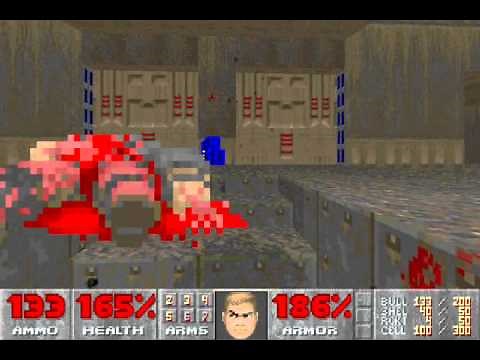 Doom II (100%) Walkthrough (Map03: The Gantlet)