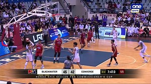 Miller time na sa third quarter! After a foul-plagued first half para kay Quincy Miller, nagpaparamdam na ang opensa ng Converge import! #PBAGameTayoDito #PBAonOneSports | One Sports