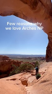 Devils Garden Loop trail-Arches National Park. Approximately 8 miles and requires scrambling Along the way you can see multiple arches including Tunnel, Pine Tree, Landscape, Navajo, Partition, Double O, and even the Dark Angel spire if you go the distance. Tip: parking fills quick. We entered at 8 am and went straight to the trailhead. Bring trekking poles for the ups and downs #archesnationalpark #devilsgarden | It’s on the List RV Adventures
